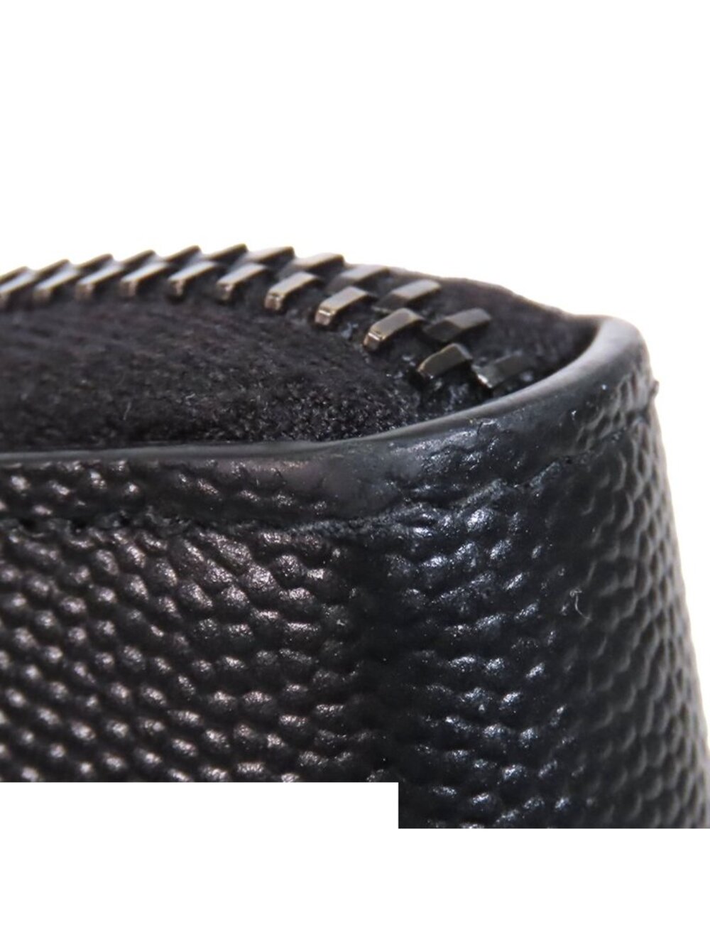 Saint Laurent Wallet Black Leather Zip Around Cassandra - Picture 5 of 9